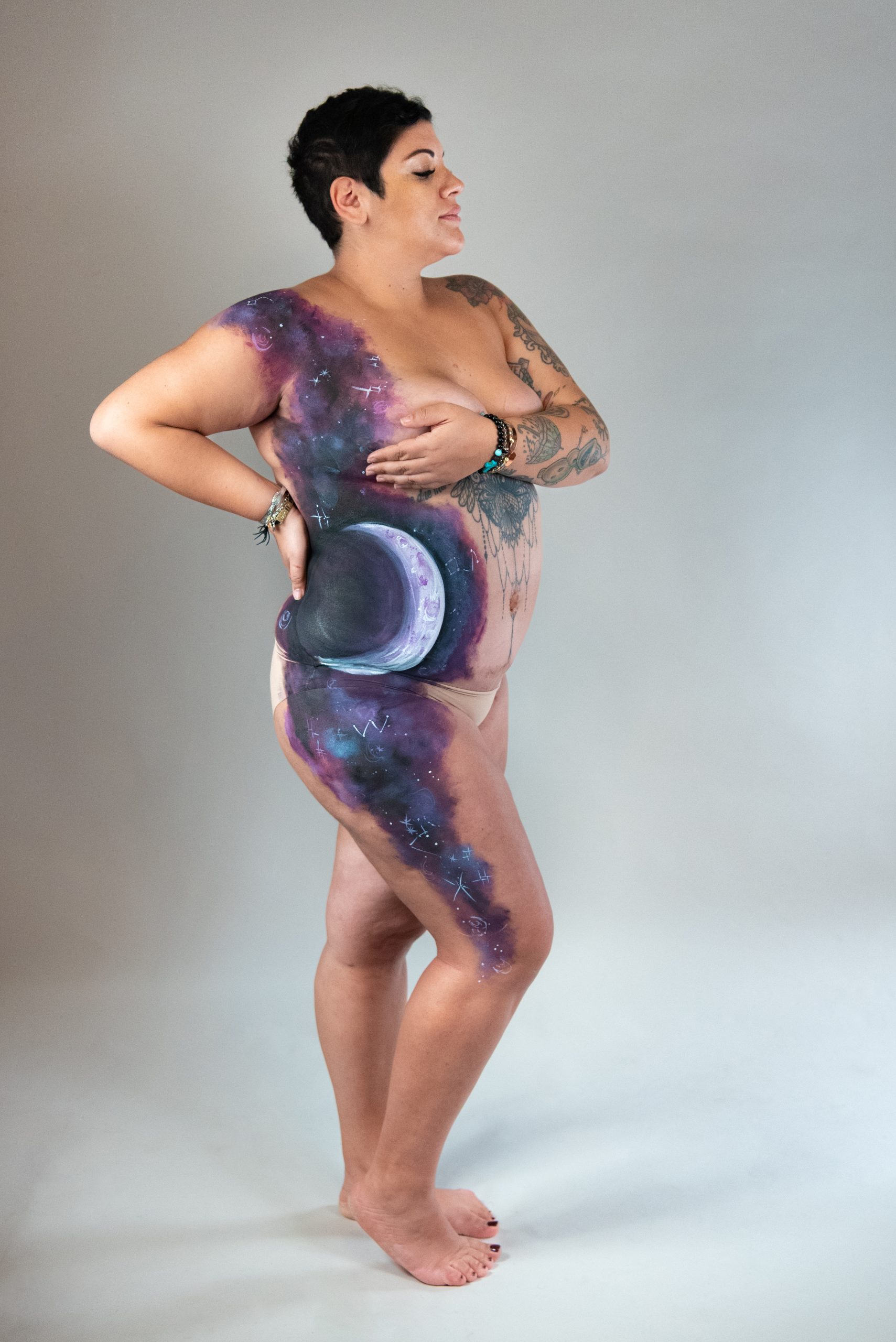 bellypainting luna